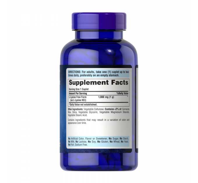L-Lysine 1000 mg - 250 caps