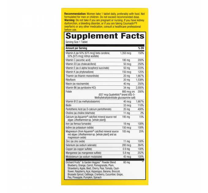 Women's Ultra Potency Complete Multivitamin - 30 tabs