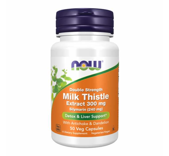 Silymarin Milk Thistle Extract 300 mg - 50 veg caps