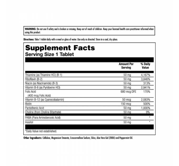 B-50 Complex - 50 tabs