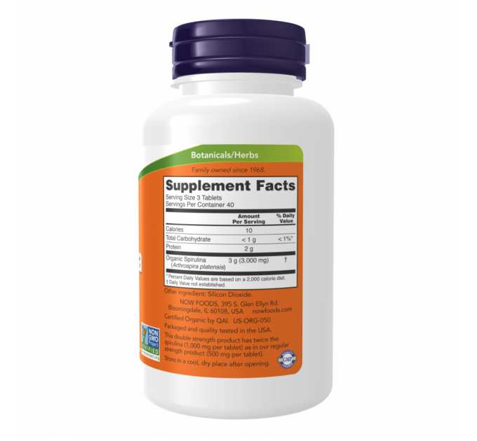 Spirulina 1000mg - 240 tabs