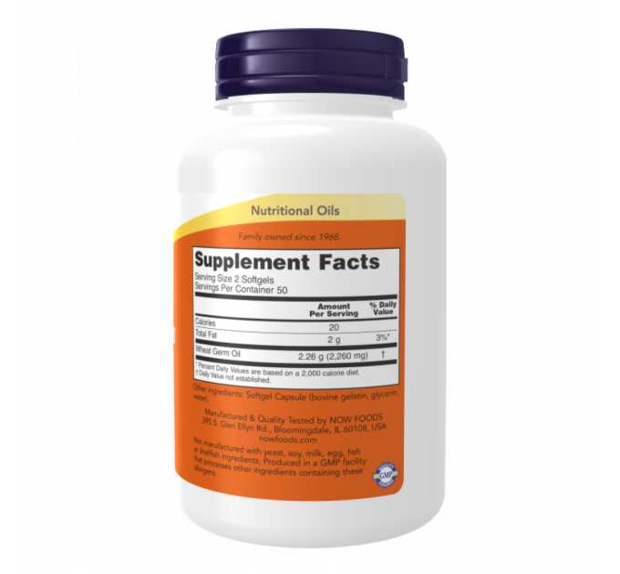 Wheat Germ Oil 1130mg - 100 sgels