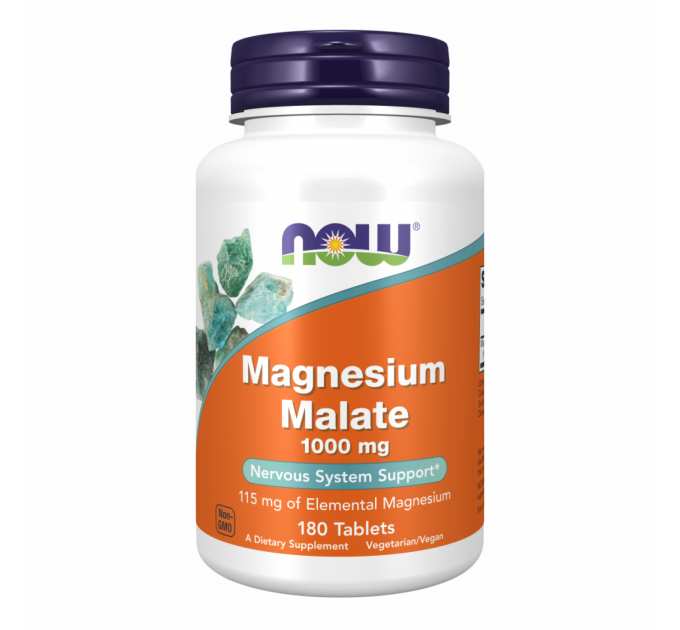 Magnesium Malate 1000mg - 180 tabs (Пошкоджена банка)