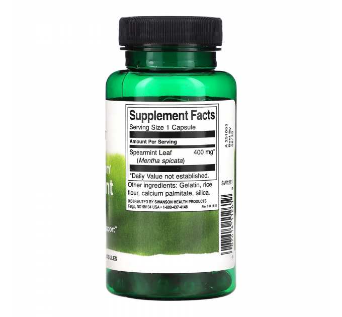Full Spectrum Spearmint Leaf 400mg - 60 caps