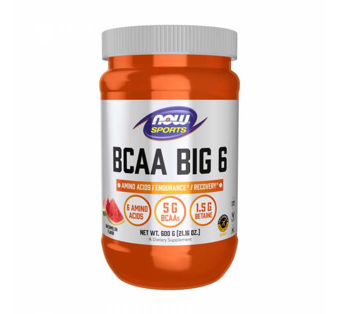 BCAA Big 6 Powder - 600g Watermelon