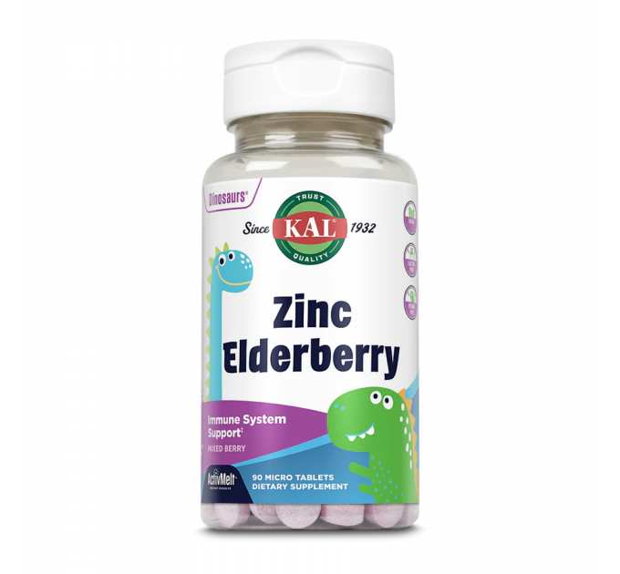 Zinc Elderberry 5mg - 90 tabs Berry