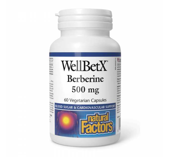 WellBetX Berberine 500mg - 60 vcaps