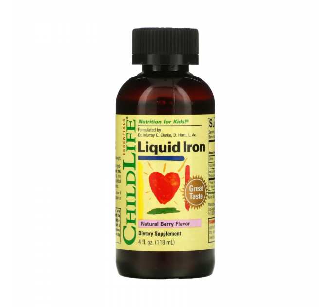 Liquid Iron - 118 ml (4 fl oz) Natural Berry