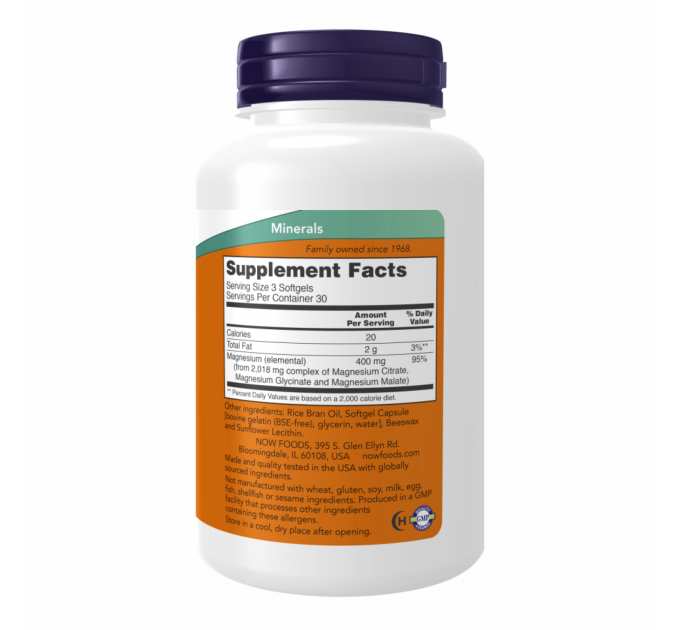 Magnesium Citrate 134mg - 90 sgels