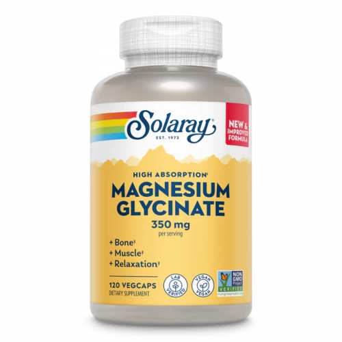 Magnesium Glycinate 350mg - 120 vcaps (Без етикетки)