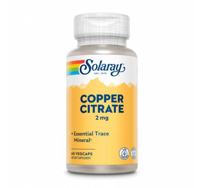 Copper Citrate 2mg - 60 vcaps