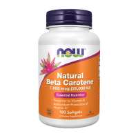 Beta Carotene Natural 7500mcg 25000IU - 180 softgels