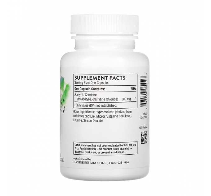Acetyl-L-Carnitine - 60 caps