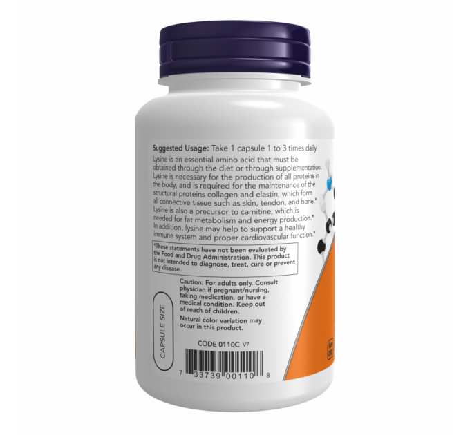 Lysine 500mg - 100 vcaps