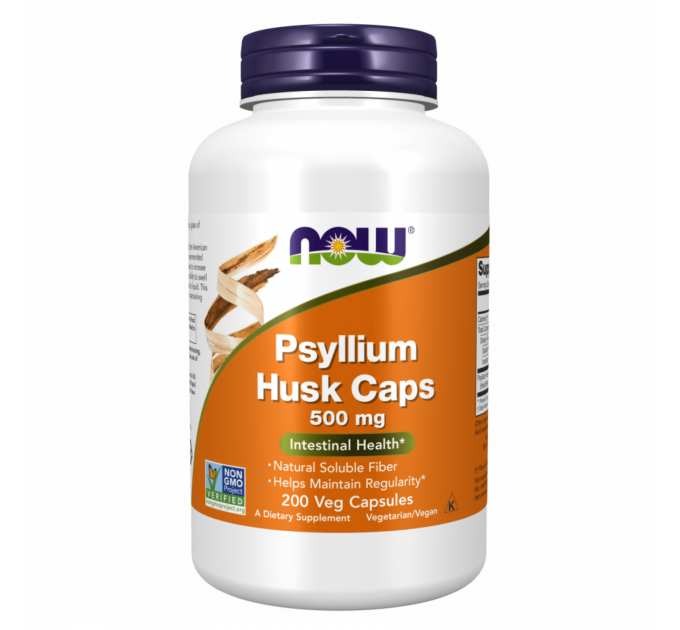 Psyllium Husk 500mg - 200 vcaps