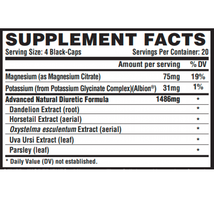 Lipo-6 Black Diuretic - 80ct