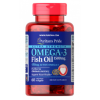 Omega-3 Fish Oil Extra Strength 1500 mg (450 mg Active Omega-3) 60 Softgels