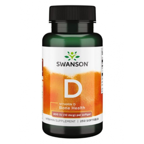 Vitamin D 400 IU (10 mcg) - 250 Sgels