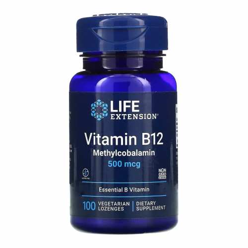 B12 500 mcg - 100 lozenges (Пошкоджена банка)