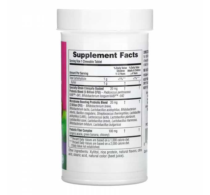 Probiotics Bi-Layer Chewable - 30 tabs