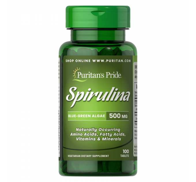 Spirulina 500mg - 100 tabs