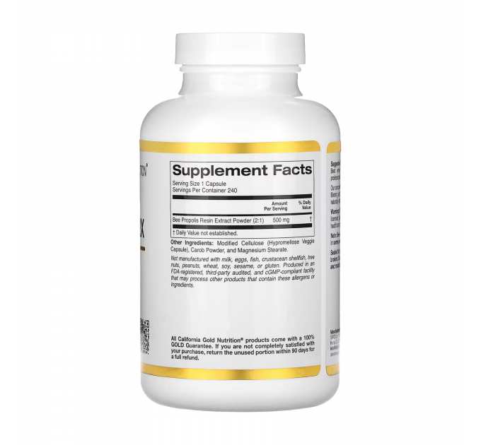 Bee Propolis 2X 500mg - 240 caps