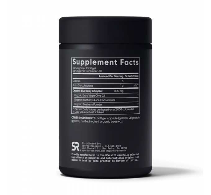 Blueberry Concentrate 800mg - 60 softgels