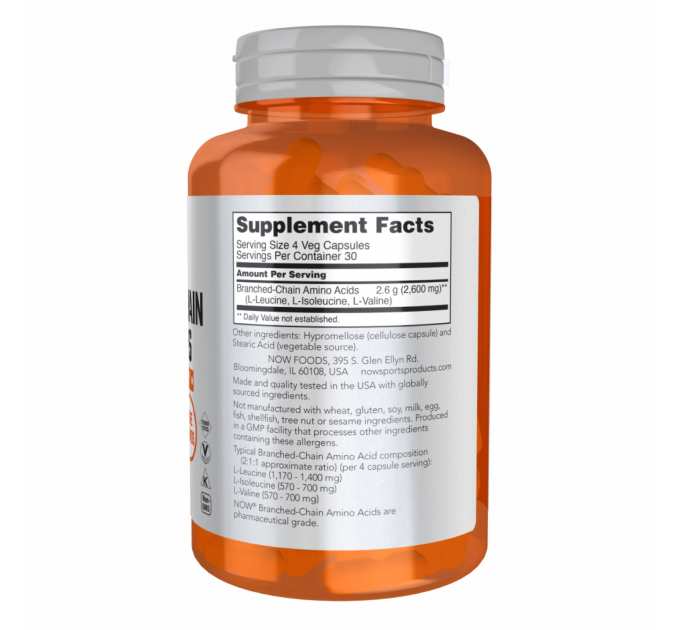 Branched-Chain Amino Acids - 240 vcaps