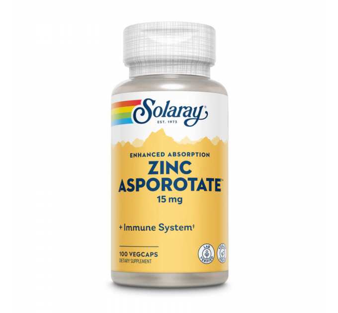 Zinc Asporotate 15mg - 100 vcaps