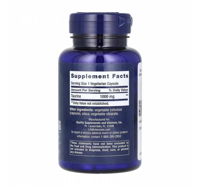 Taurine 1000mg - 90 vcaps