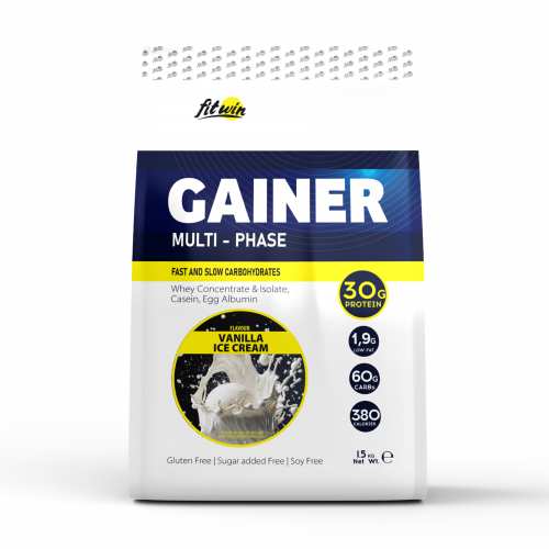 Gainer - 1500g Vanilla Ice Cream (Пошкоджена упаковка)