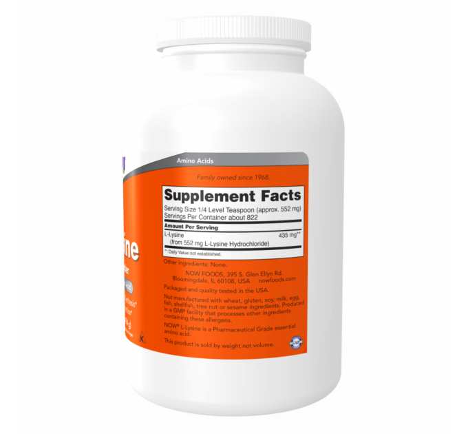 L-Lysine Powder - 454g