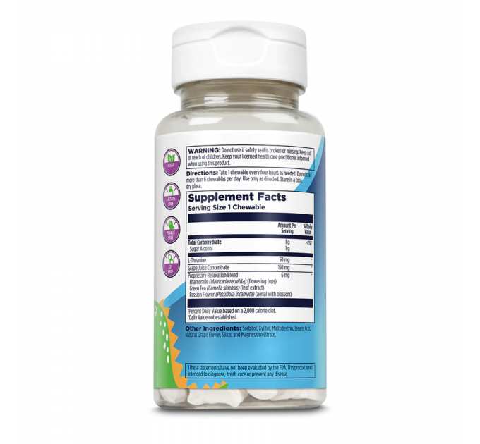 Relax-a-Saurus - 30 chewable Grape