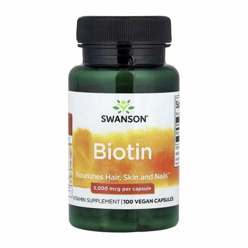 Biotin 5000mcg - 100 caps (Пошкоджена етикетка)