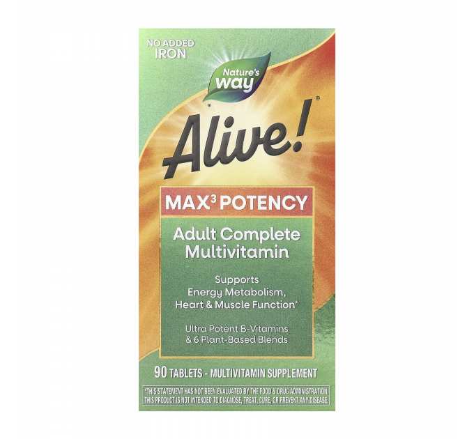 Max3 (No-Iron) - 90 tabs