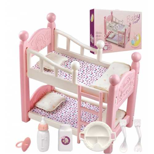 Ліжко для ляльки двоповерхове арт. W 6910 B