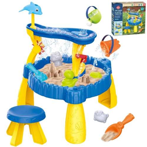*Столик-пісочниця зі стільчиком (столик для піску та води) “Sand & Water Table” арт. HG 1258