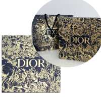 Подарункове пакування (пакет і коробка) Dior. СИНЄ