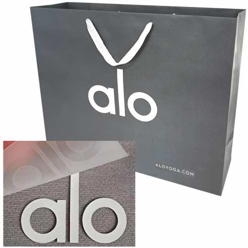 *Набір - подарунковий пакет alo + наклейки alo (3 шт)