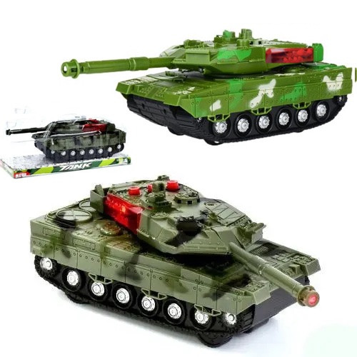 *Ігровий танк інерційний СВІТЛО-ЗЕЛЕНИЙ арт. 383-21 D1