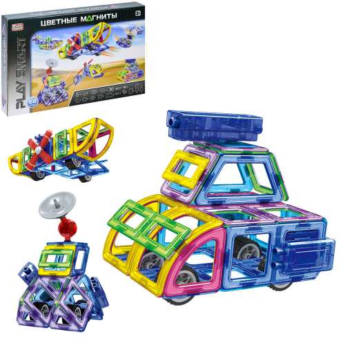 *Магнітний конструктор Play Smart (54 деталі) арт. 2429