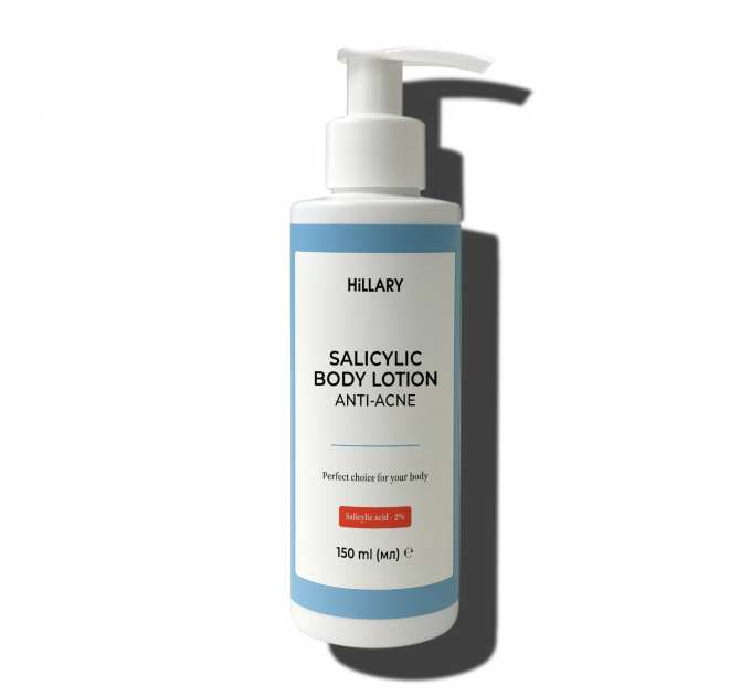 Лосьйон-детокс для проблемної шкіри з саліциловою кислотою Hillary Anti-Acne Salicylic Body Lotion, 150 мл