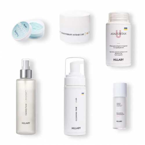 Комплексний догляд за нормальною та комбінованою шкірою влітку Hillary Summer Normal Skin Care