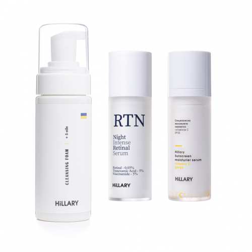 Комплекс для нічного оновлення та денного захисту шкіри Hillary Night Renewal & Day Protection Skin Complex