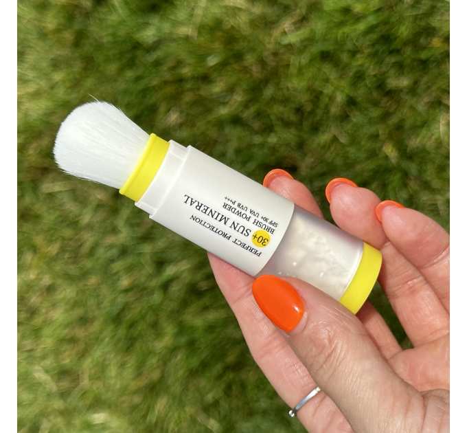 Сонцезахисна мінеральна пудра прозора з SPF 30 + Сонцезахисний крем для обличчя SPF 30+