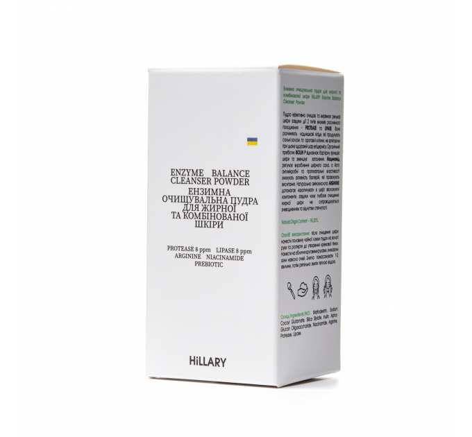 Ензимна очищувальна пудра для жирної та комбінованої шкіри HiLLARY Enzyme Balance Cleanser Powder , 40 г