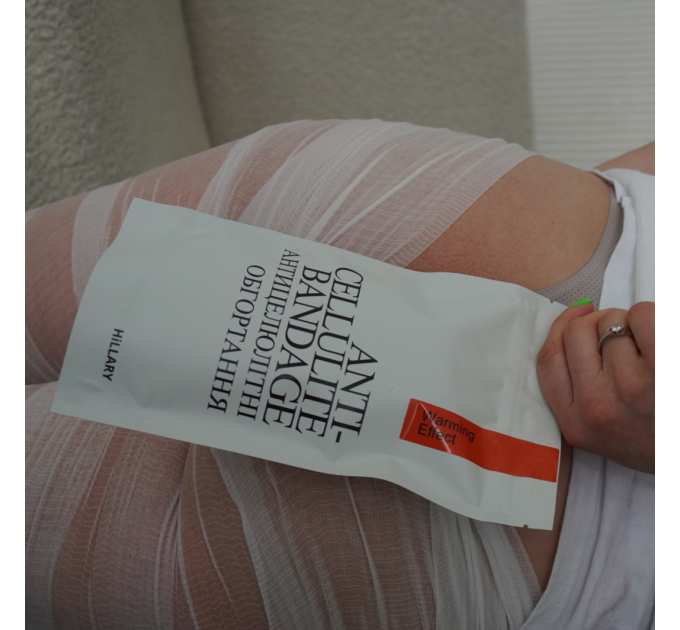 Курс розігріваючих антицелюлітних обгортань для тіла Hillary Anti-Cellulite Pro (6 уп.) + Антицелюлітна олія Грейпфрут Hillary Grapefruit