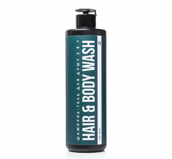Шампунь-гель для душу 2 в 1 Hillary Hair & Вody Wash For Man, 500 мл