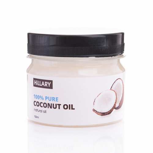 Рафінована кокосова олія Hillary 100% Pure Coconut Oil, 100 мл