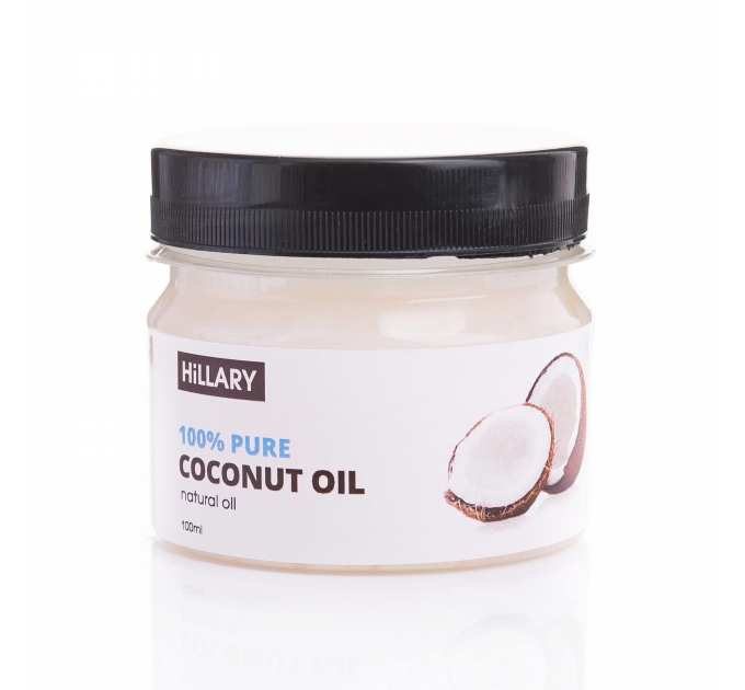 Рафінована кокосова олія Hillary 100% Pure Coconut Oil, 100 мл